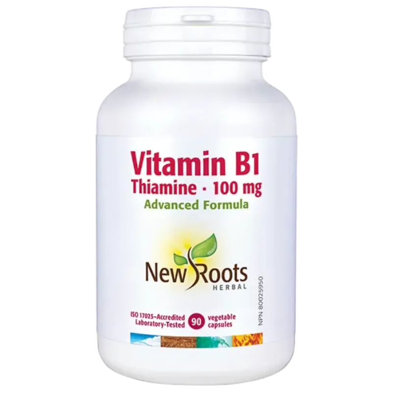 New Roots Vitamin B1 Thiamine 90 Capsules | 每天不同折扣, 全网最低价格 | 种类齐全的保健品店铺 VITASHOP, 只有你想不到, 没有你买不到 !