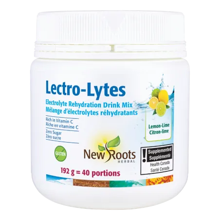 New Roots 뉴 루츠 Lectro-Lytes 레몬 ‑ 라임 전해질 수분 보충 드링크 믹스 192g | 매일 업데이트되는 특가 상품 | VITASHOP