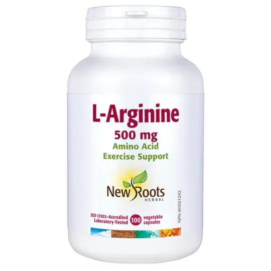 New Roots L-Arginine 500 mg Amino Acid 100 Capsules | 每天不同折扣, 全网最低价格 | 种类齐全的保健品店铺 VITASHOP, 只有你想不到, 没有你买不到 !