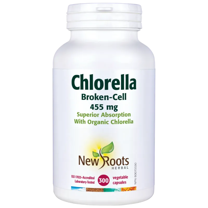 New Roots Chlorella 455 mg 300 Capsules | 每天不同折扣, 全网最低价格 | 种类齐全的保健品店铺 VITASHOP, 只有你想不到, 没有你买不到 !
