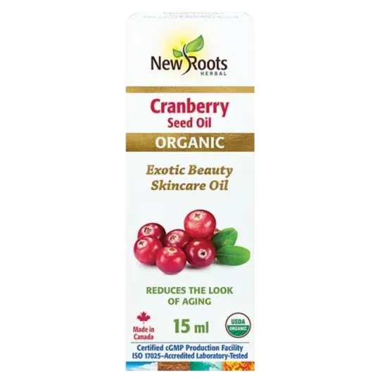 Cranberry Seed Oil Certified Organic 15 ml | Safest & Easiest Shopping Vitamins Online | VITASHOP