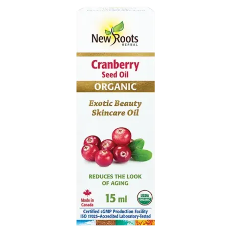 Cranberry Seed Oil Certified Organic 15 ml | Safest & Easiest Shopping Vitamins Online | VITASHOP