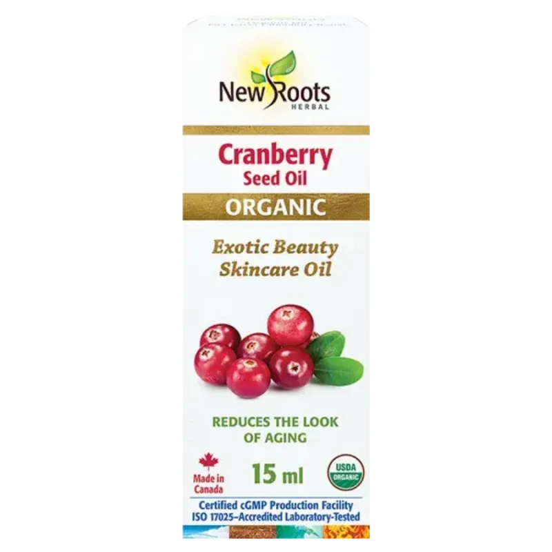 Cranberry Seed Oil Certified Organic 15 ml | Safest & Easiest Shopping Vitamins Online | VITASHOP