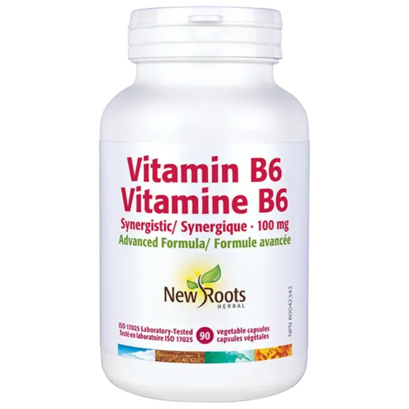 New Roots Vitamin B6 Synergistic 90 Capsules | 每天不同折扣, 全网最低价格 | 种类齐全的保健品店铺 VITASHOP, 只有你想不到, 没有你买不到 !