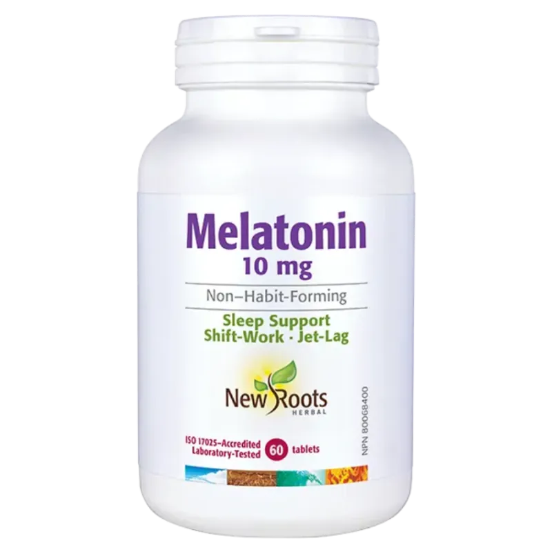New Roots Melatonin 10 mg Sleep Support 60 Tablets | 每天不同折扣, 全网最低价格 | 种类齐全的保健品店铺 VITASHOP, 只有你想不到, 没有你买不到 !