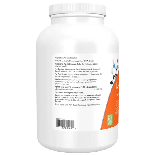 NOW Foods 나우 푸드 L-리신 분말, 454g | 매일 업데이트되는 특가 상품 | VITASHOP