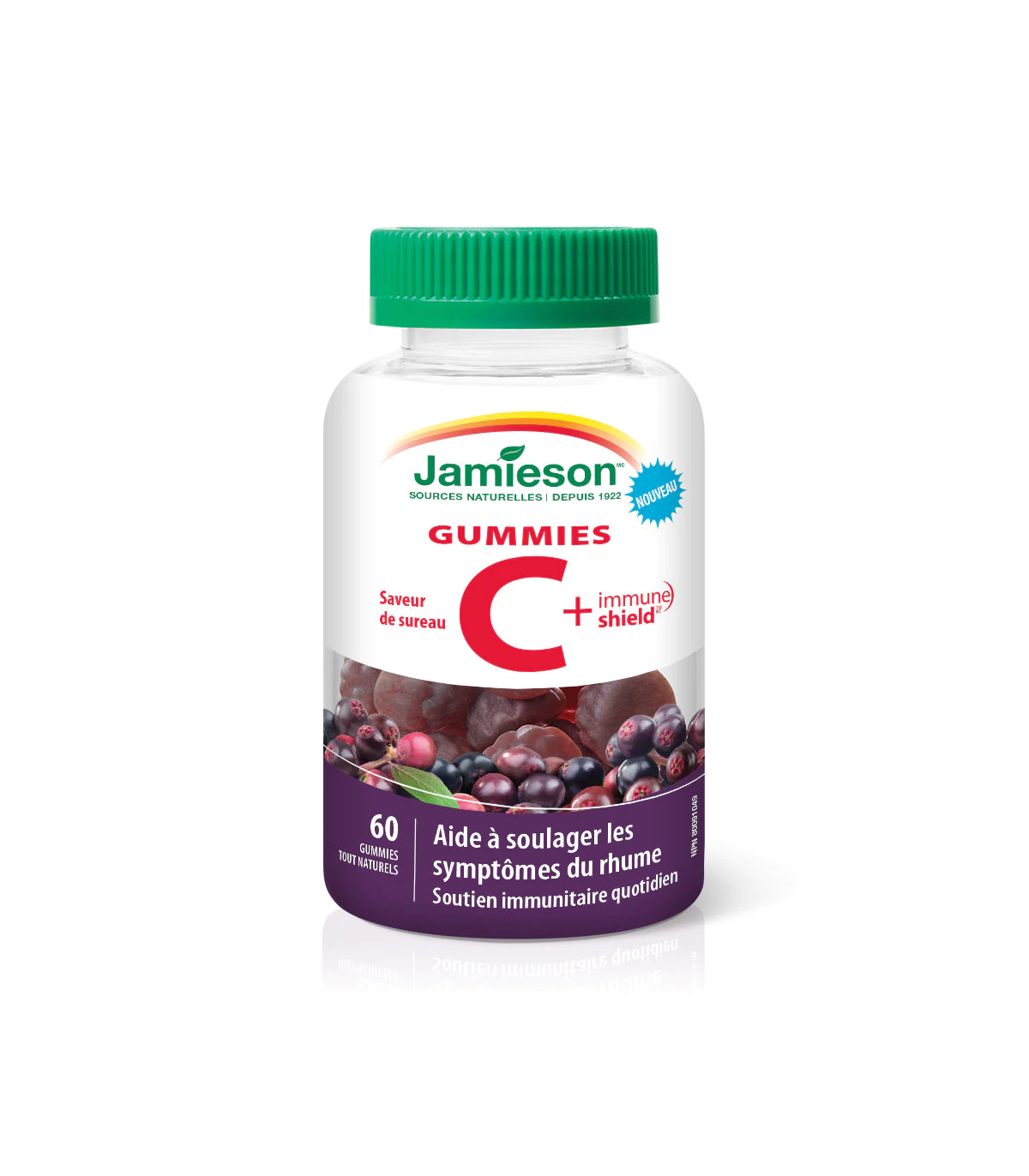 Vitamin C + Immune Shield Elderberry 60 Gummies | Safest & Easiest Shopping Vitamins Online | VITASHOP