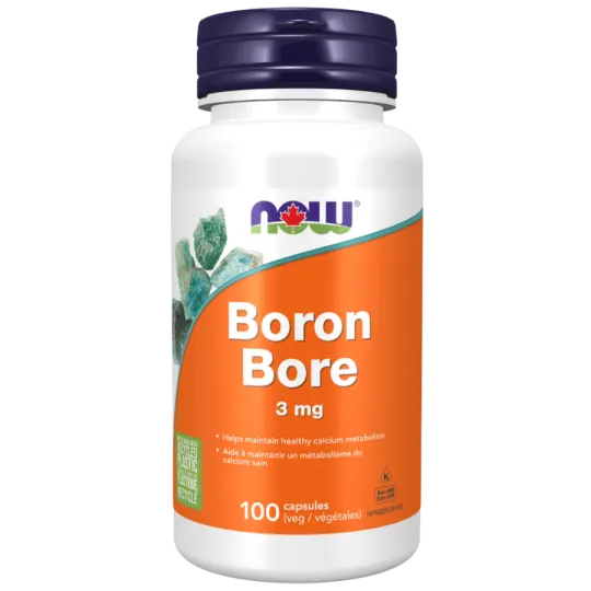 NOW Foods Boron 3mg, 100 Veg Capsule | Unbeatable Prices, Daily Deals | VITASHOP