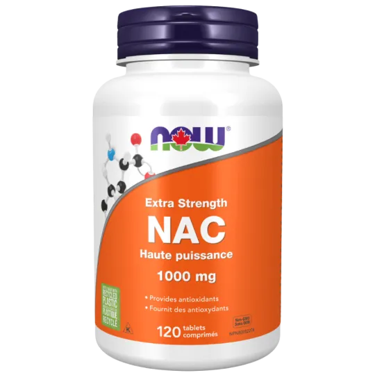 NAC (N-Acétyl Cystéine) 1000 mg, 120 Comprimés | Safest & Easiest Shopping Vitamins Online | VITASHOP
