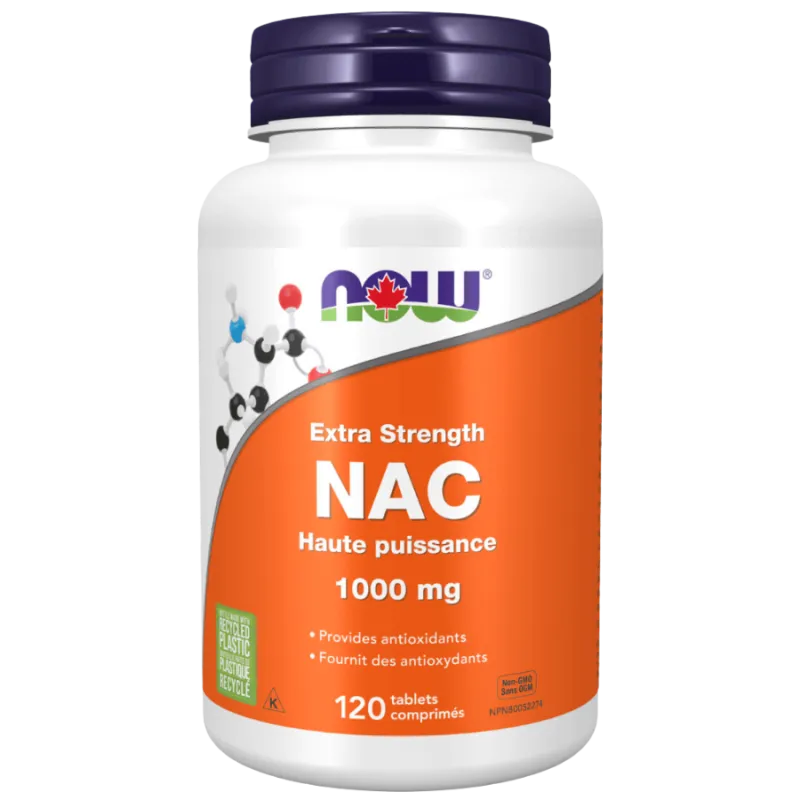 NAC (N-Acétyl Cystéine) 1000 mg, 120 Comprimés | Safest & Easiest Shopping Vitamins Online | VITASHOP