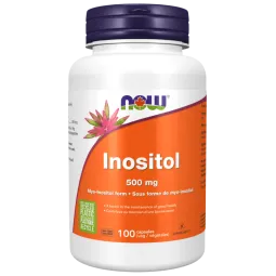 NOW Foods Inositol 500 mg, 100 Veg Capsules | Unbeatable Prices, Daily Deals | VITASHOP