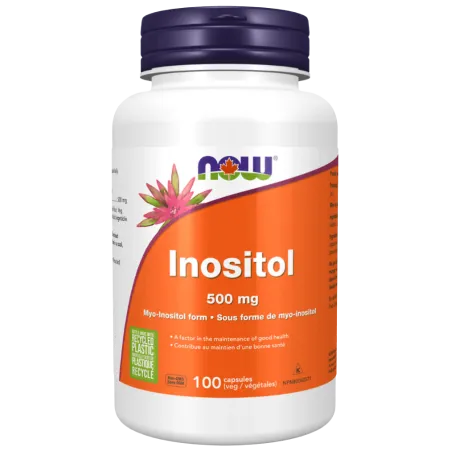 NOW Foods Inositol 500 mg, 100 Veg Capsules | Unbeatable Prices, Daily Deals | VITASHOP