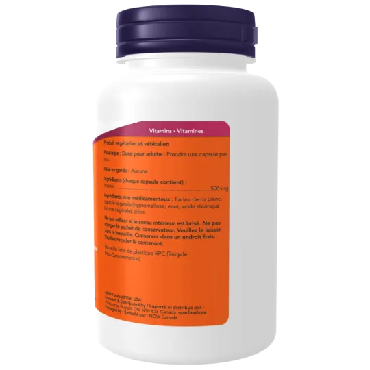 NOW Foods Inositol 500 mg, 100 Veg Capsules | Unbeatable Prices, Daily Deals | VITASHOP