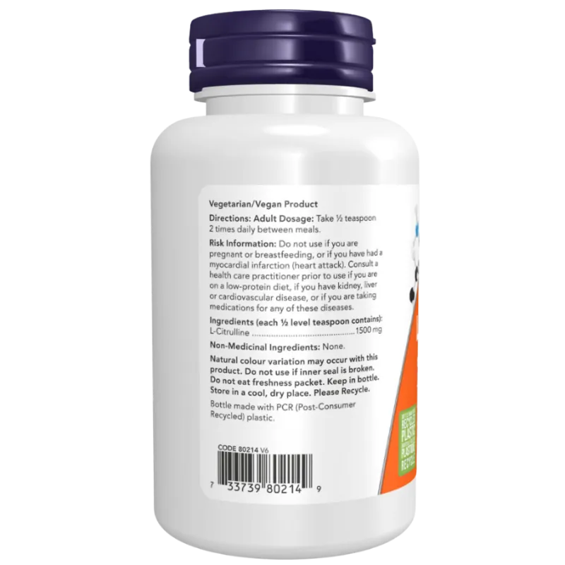 NOW Foods L-CITRULLINE PURE POWDER, 113 G | Unbeatable Prices, Daily Deals | VITASHOP