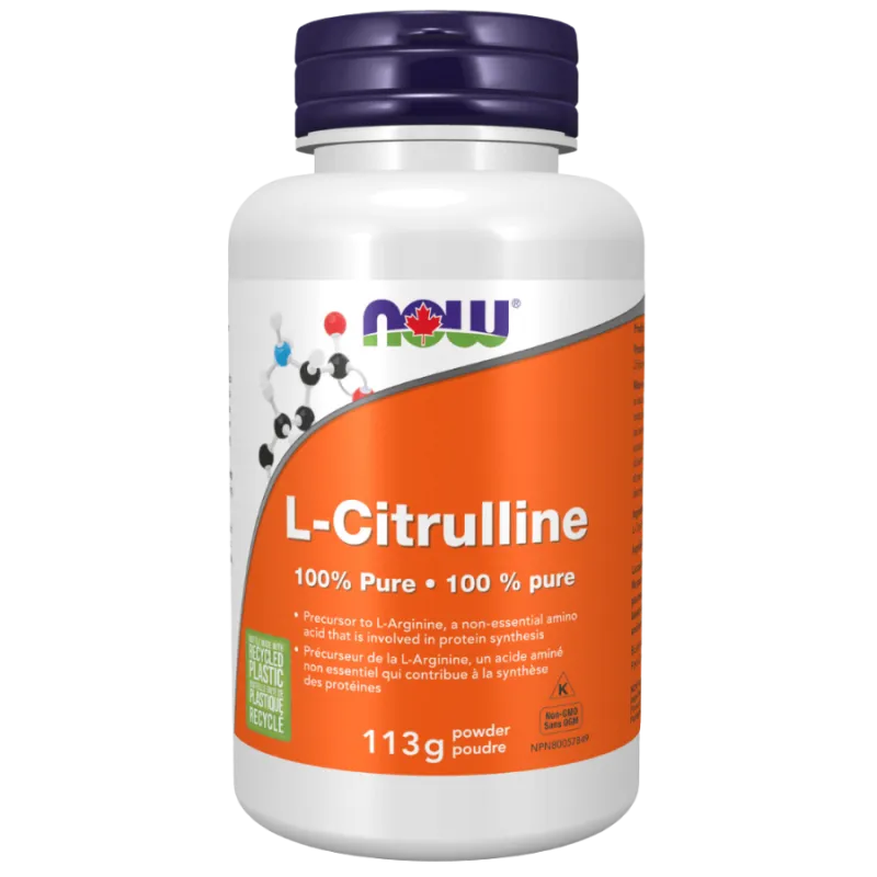 NOW Foods L-Citrulline Pure Powder, 113克 | 每天不同折扣, 全网最低价格 | 种类齐全的保健品店铺 VITASHOP, 只有你想不到, 没有你买不到 !