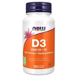 NOW Foods 나우 푸드 비타민 D3 2,500 IU 180 소프트젤 | 매일 업데이트되는 특가 상품 | VITASHOP