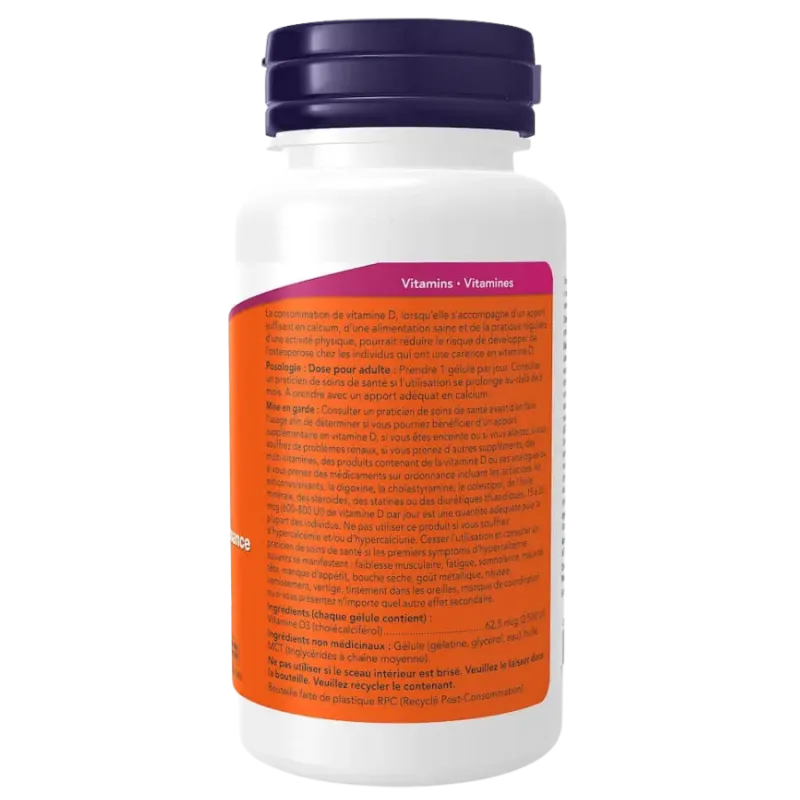 NOW Foods 나우 푸드 비타민 D3 2,500 IU 180 소프트젤 | 매일 업데이트되는 특가 상품 | VITASHOP