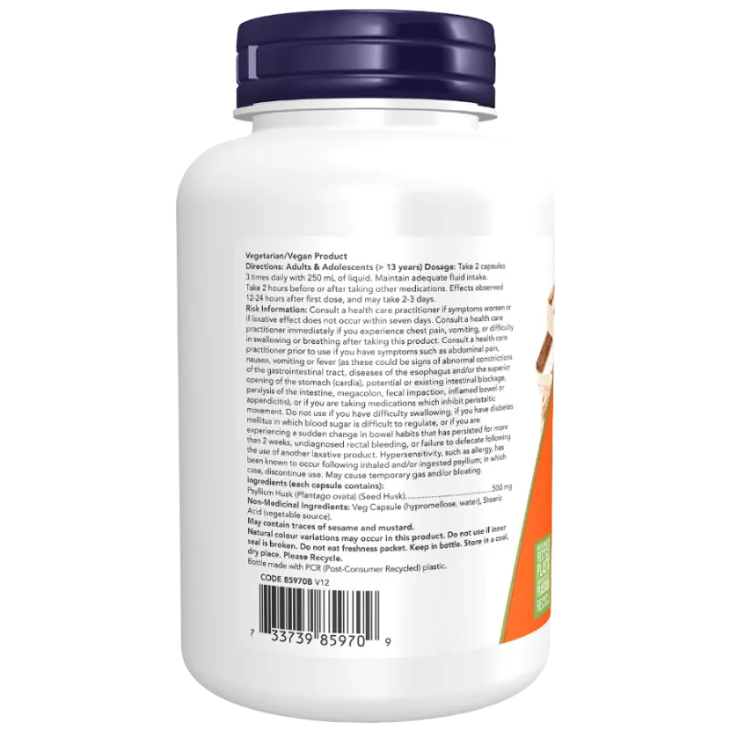 Enveloppe de psyllium 500 mg | Safest & Easiest Shopping Vitamins Online | VITASHOP