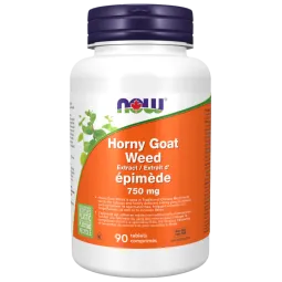 Horny Goat Weed 750 mg, 90 comprimés | Safest & Easiest Shopping Vitamins Online | VITASHOP