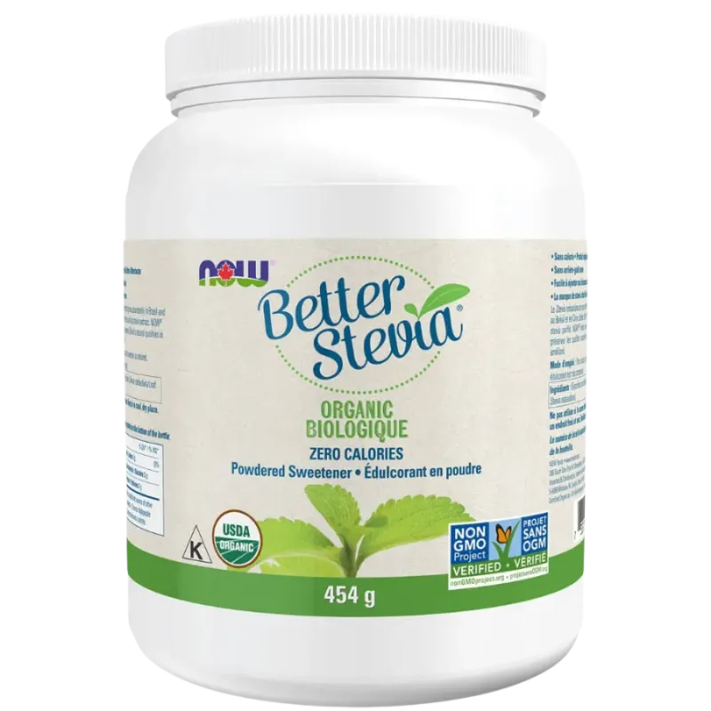 Organic BetterStevia Powder, 454 g | Safest & Easiest Shopping Vitamins Online | VITASHOP