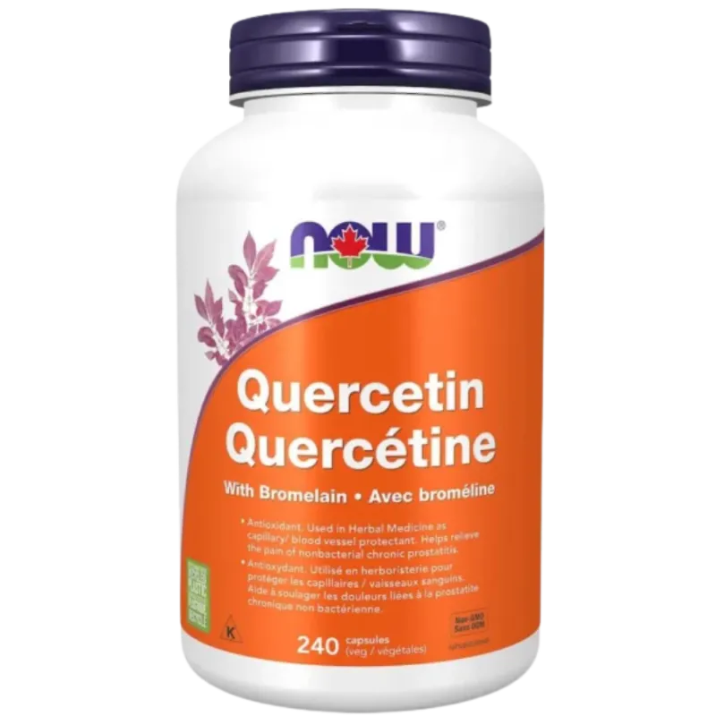 NOW Foods Quercetin with Bromelain, 240 Capsules | 每天不同折扣, 全网最低价格 | 种类齐全的保健品店铺 VITASHOP, 只有你想不到, 没有你买不到 !