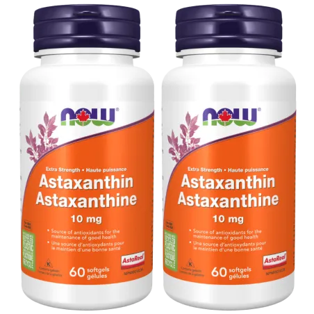 NOW Foods Astaxanthin 10 mg, 60 Softgels | Unbeatable Prices, Daily Deals | VITASHOP