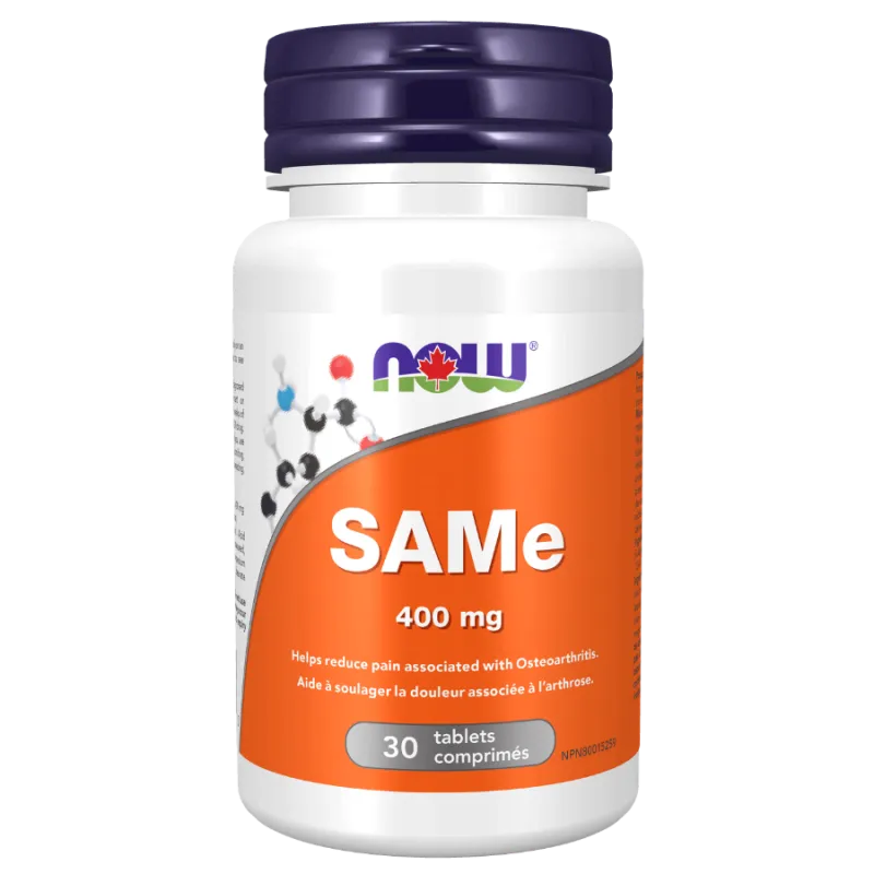 SAMe 400 mg, 30 comprimés | Safest & Easiest Shopping Vitamins Online | VITASHOP