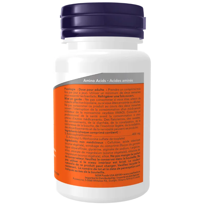 NOW Foods SAMe 400 mg, 30 Tablets | Unbeatable Prices, Daily Deals | VITASHOP