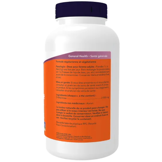 NOW Foods 나우 푸드 D-만노스 분말, 170g | 매일 업데이트되는 특가 상품 | VITASHOP