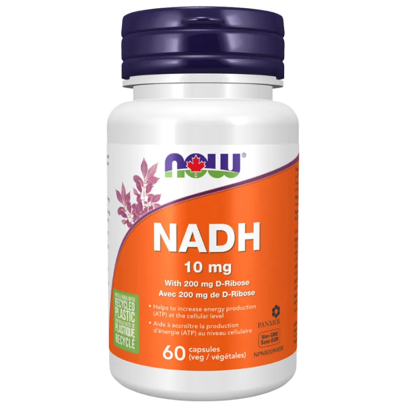 NADH 10 mg, 60 gélules | Safest & Easiest Shopping Vitamins Online | VITASHOP