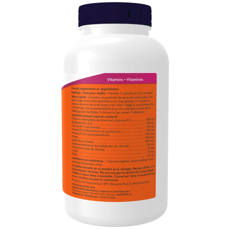 NOW Foods B-100, B Vitamin Supplement, 250 Capsules | 每天不同折扣, 全网最低价格 | 种类齐全的保健品店铺 VITASHOP, 只有你想不到, 没有你买不到 !