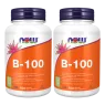 NOW Foods [2 for Deal] 나우 푸드 B-100, B 비타민 서플리먼트, 100 캡슐 | 매일 업데이트되는 특가 상품 | VITASHOP
