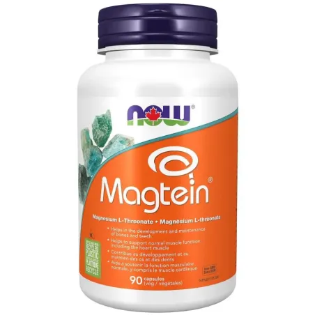 NOW Foods 나우 푸드 Magtein 마그네슘 L-트레오네이트, 90 캡슐 | 매일 업데이트되는 특가 상품 | VITASHOP
