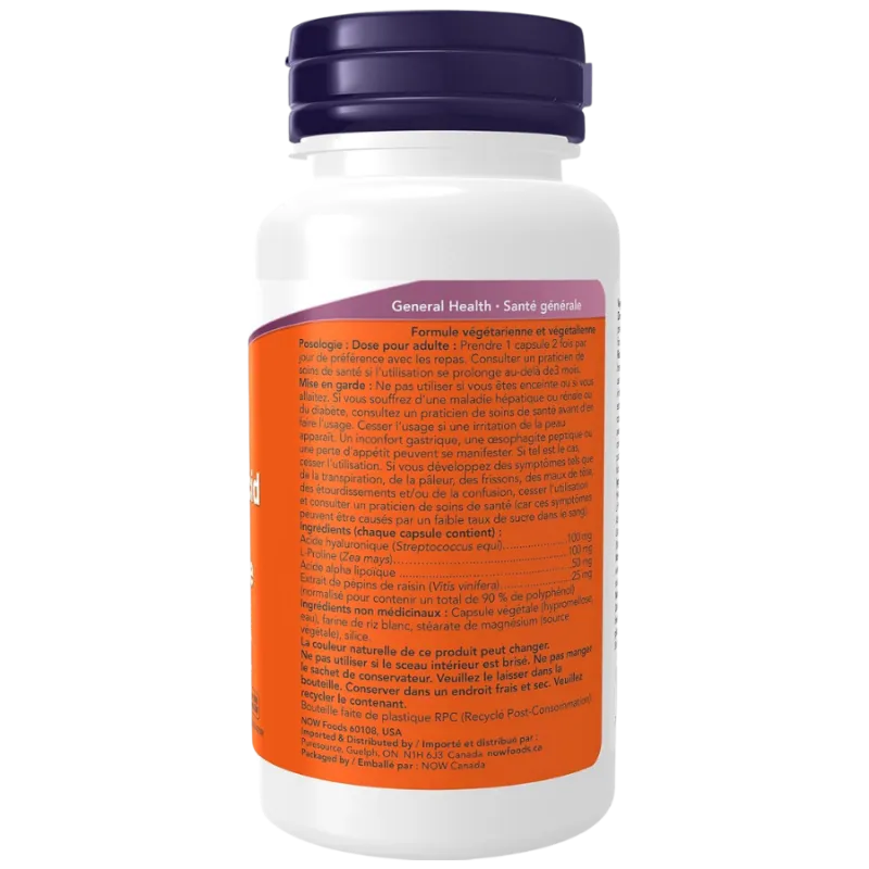 Acide hyaluronique 100 mg | Safest & Easiest Shopping Vitamins Online | VITASHOP