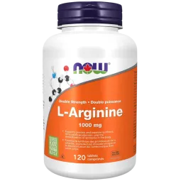 L-Arginine 1000 mg, 120 Comprimés | Safest & Easiest Shopping Vitamins Online | VITASHOP