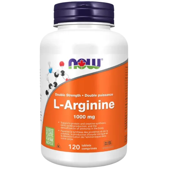 NOW Foods L-Arginine 1000 mg, 120 Tablets | Unbeatable Prices, Daily Deals | VITASHOP