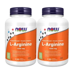 NOW Foods L-Arginine 1000 mg, 120 Tablettes |Prix imbattables, Forfaits quotidiens | VITASHOP