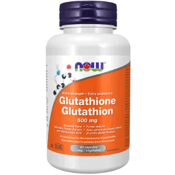 NOW Foods Glutathione 500 mg, 60 Veg Capsules | Unbeatable Prices, Daily Deals | VITASHOP