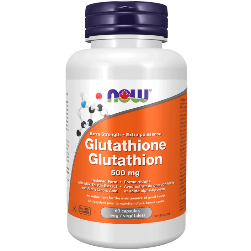 NOW Foods Glutathione 500 mg, 60 Veg Capsules | Unbeatable Prices, Daily Deals | VITASHOP