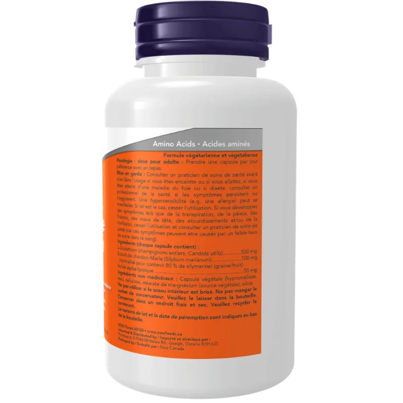 NOW Foods Glutathione 500 mg, 60 Veg Capsules | Unbeatable Prices, Daily Deals | VITASHOP