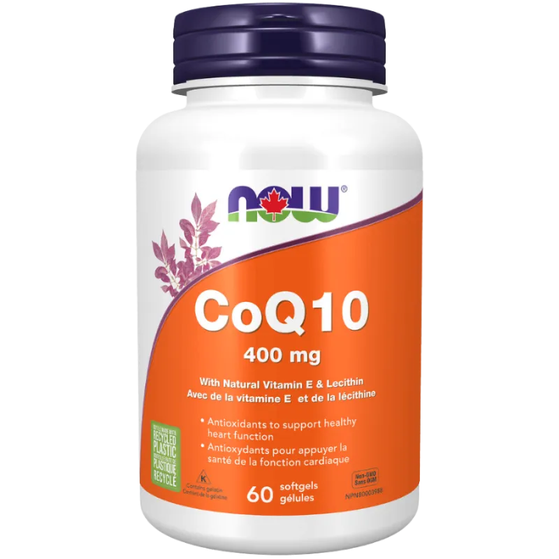 NOW Foods CoQ10 400 mg, 60 Softgels | 每天不同折扣, 全网最低价格 | 种类齐全的保健品店铺 VITASHOP, 只有你想不到, 没有你买不到 !