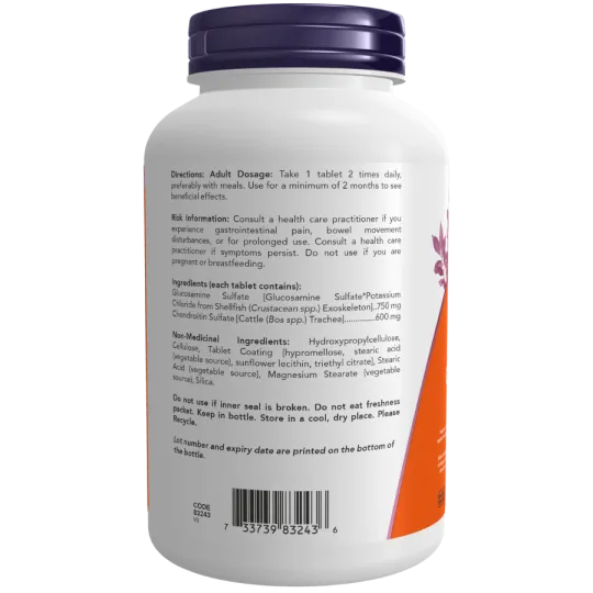 NOW Foods Glucosamine & Chondroitin, 120 Tablets | Unbeatable Prices, Daily Deals | VITASHOP