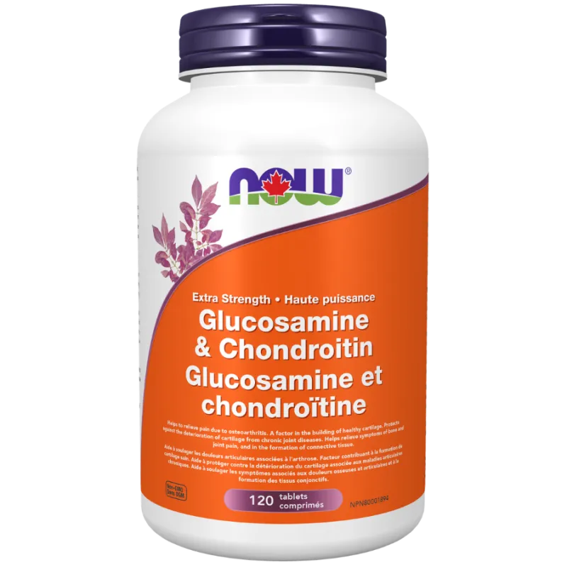 NOW Foods Glucosamine & Chondroitin, 120 Tablets | Unbeatable Prices, Daily Deals | VITASHOP