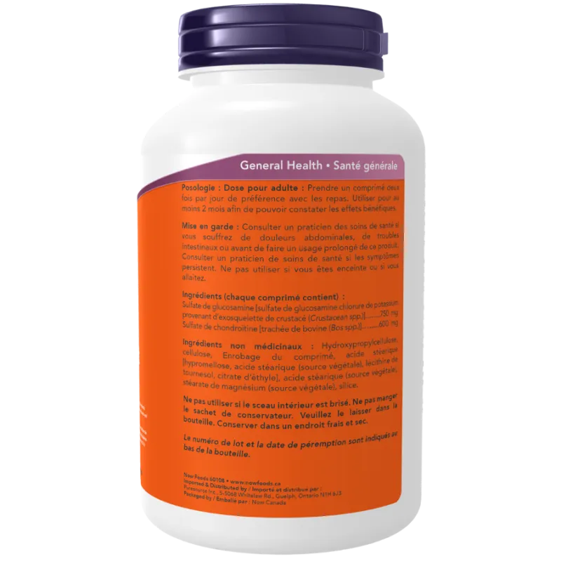 NOW Foods Glucosamine & Chondroitin, 120 Tablets | Unbeatable Prices, Daily Deals | VITASHOP