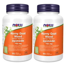 NOW Foods Horny Goat Weed 750 mg, 90 Tablets | Unbeatable Prices, Daily Deals | VITASHOP