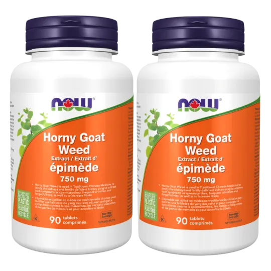 NOW Foods Horny Goat Weed 750 mg, 90 Tablets | 每天不同折扣, 全网最低价格 | 种类齐全的保健品店铺 VITASHOP, 只有你想不到, 没有你买不到 !
