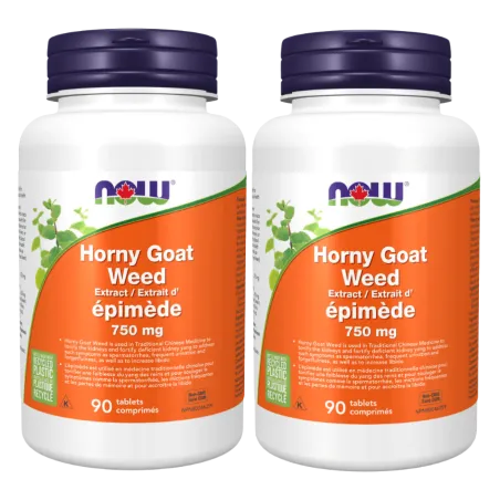 Horny Goat Weed 750 mg, 90 comprimés | Safest & Easiest Shopping Vitamins Online | VITASHOP