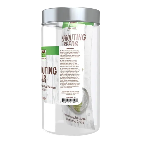 Pot de germination en verre, 1.89L | Safest & Easiest Shopping Vitamins Online | VITASHOP