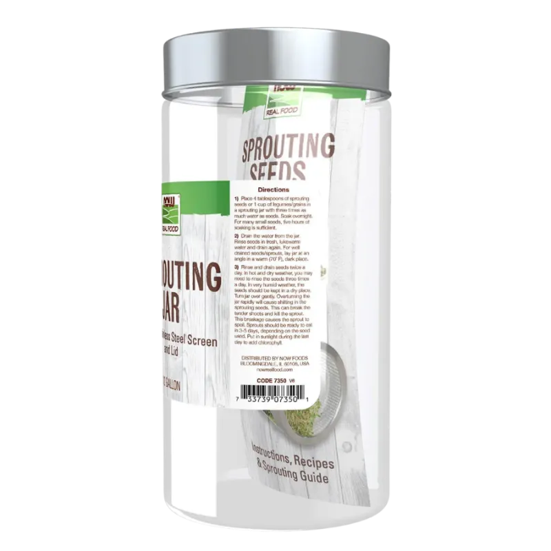 Pot de germination en verre, 1.89L | Safest & Easiest Shopping Vitamins Online | VITASHOP