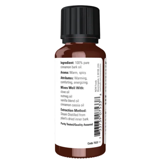 Huile d’écorce de cannelle, 30 mL | Safest & Easiest Shopping Vitamins Online | VITASHOP